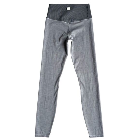 Vuori Lux Rib Studio Leggings Heather Grey XS - Picture 5 of 9